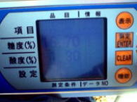 なんと、みかんの糖度が『15.7度』!?